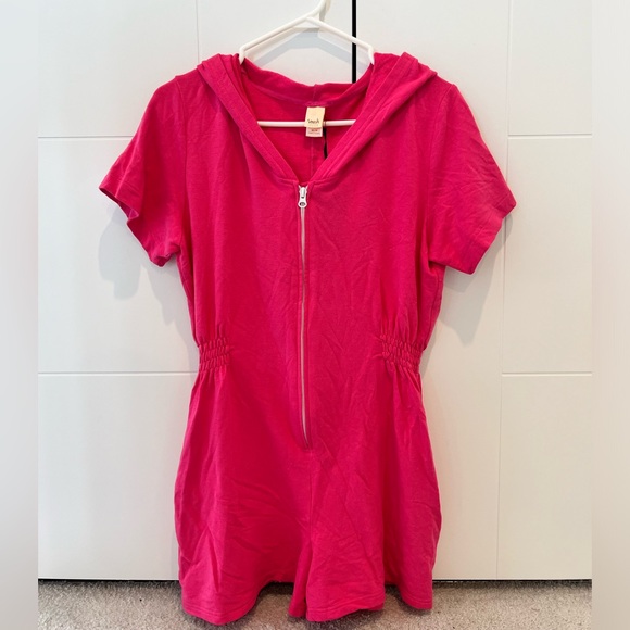 Brand New Smash + Tess - Malibu Cinch Shorty Romper Pink | size XS - Picture 1 of 3